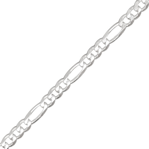 Figaropanzerkette 13680 Silber