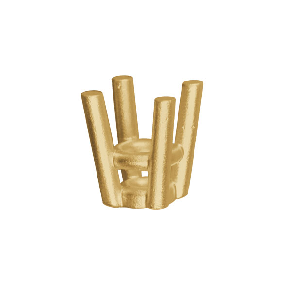 Guss-Chaton 5430, 4 Stotzen, konisch, rund