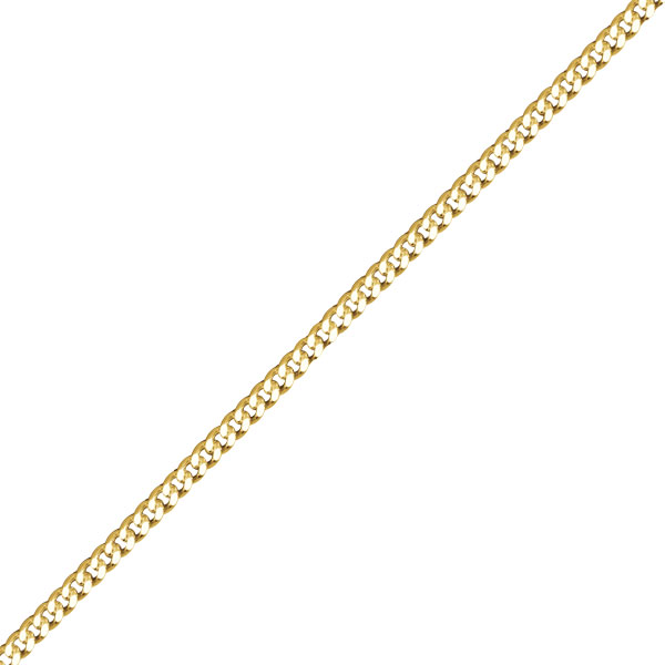 Panzerkette flach 13045 Gold