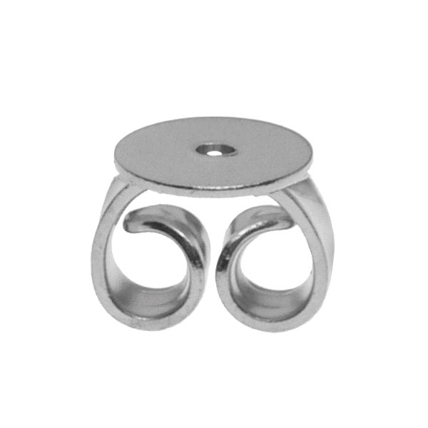 Ohrmutter 25 runde Platte 0,4 mm