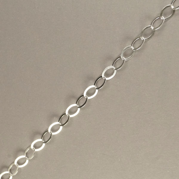 Ankerkette 1773 Silber flach extra-weit
