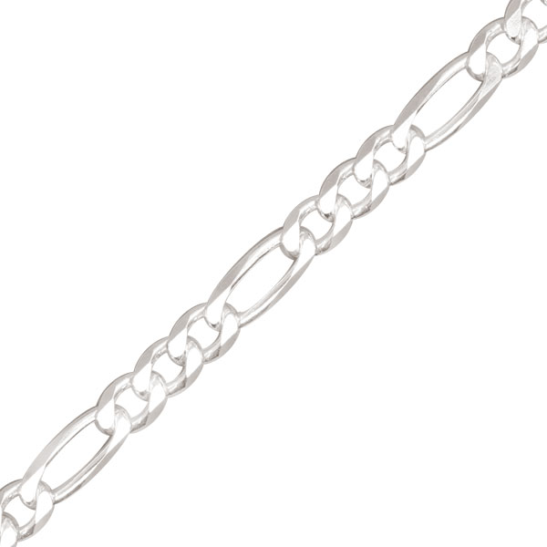 Figaropanzerkette 13610 Silber