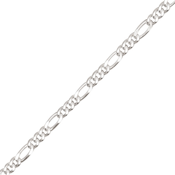 Figaropanzerkette 13660 Silber