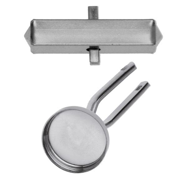 Manschettenknopfmechanik Set 289C Cabochon-Fassung