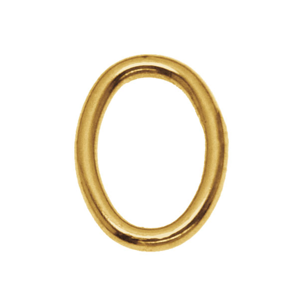 Biegering oval 4,5 mm gelötet