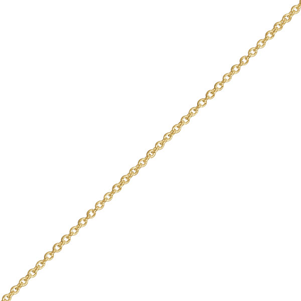 Ankerkette rund 1730 Gold + Platin, Breite ca. 1,10 mm