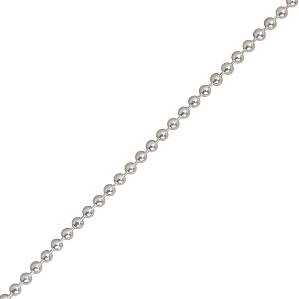Kugelkette 1015, Breite ca. 1,5 mm, Silber