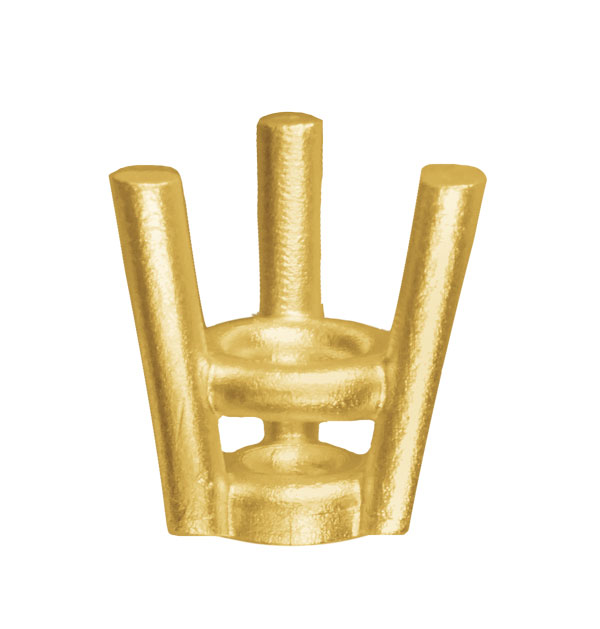 Guss-Chaton 5330, 3 Stotzen, konisch, rund