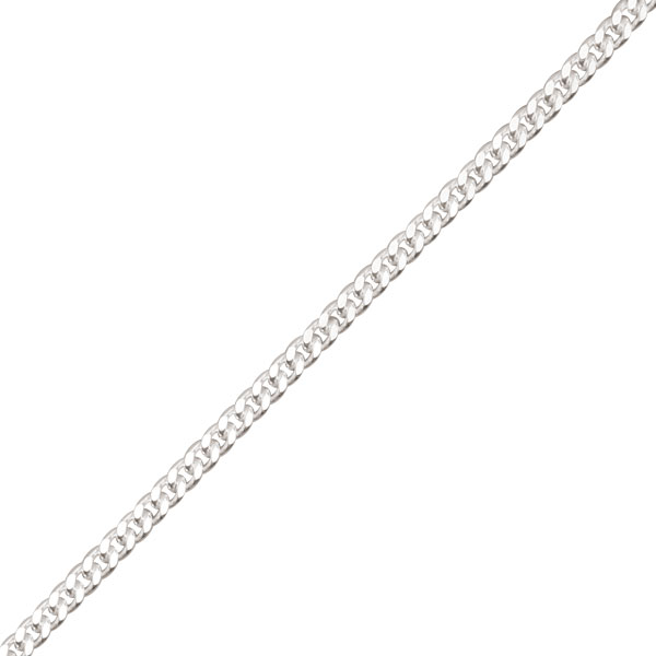 Panzerkette flach 13050 Silber