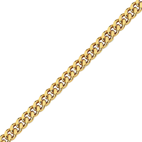 Panzerkette flach 13090 Gold