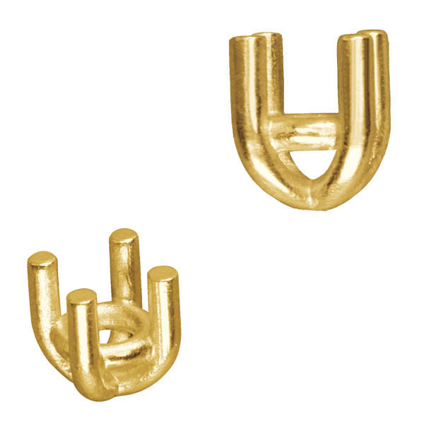 Guss-Chaton 512, 4 Stotzen, Körbchen, rund