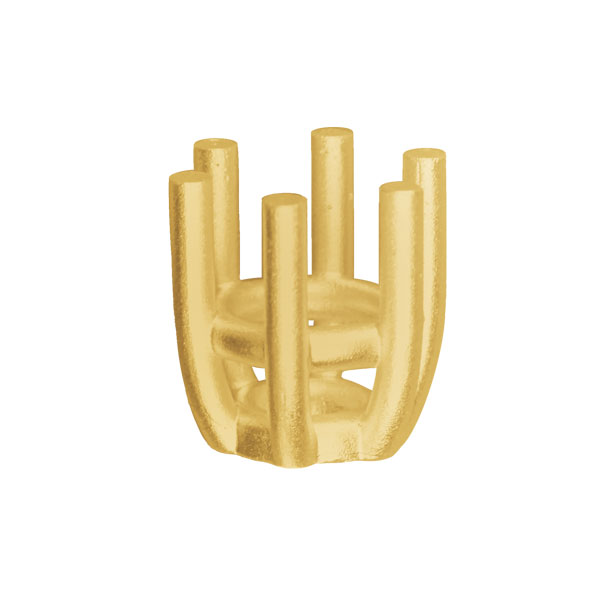 Guss-Chaton 5620, 6 Stotzen, gerade, rund