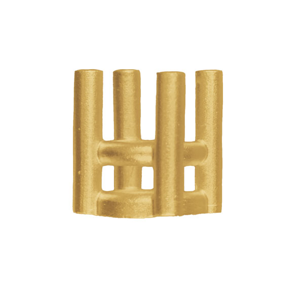 Guss-Chaton 5410, 4 Stotzen, gerade, rund