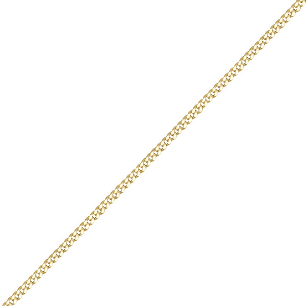 Panzerkette flach 13030 Gold