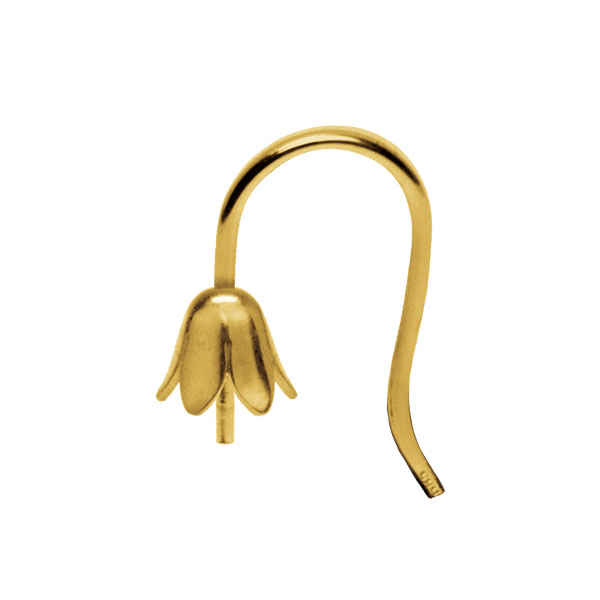 Ohrhaken 127S/22 Tulpe, mit Stift