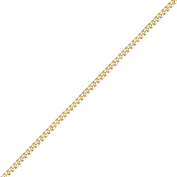 Panzerkette flach 13035 Gold
