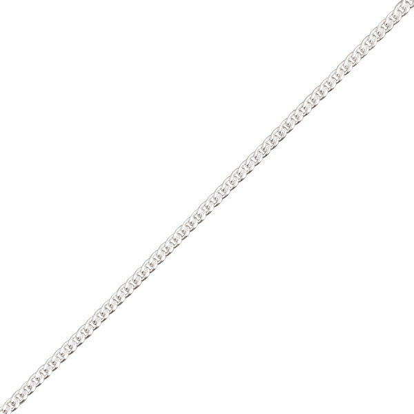 Panzerkette flach 13035 Silber