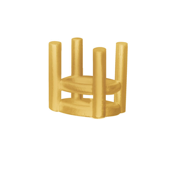 Guss-Chaton 6510, 4 Stotzen, gerade, oval