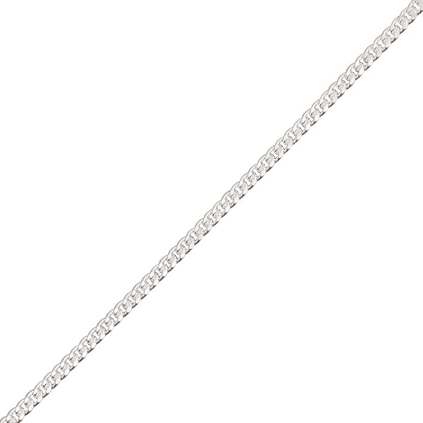 Panzerkette flach 13040 Silber