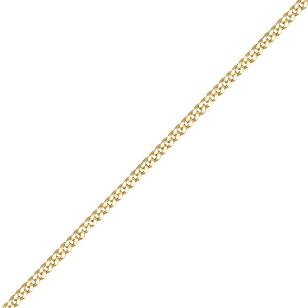 Panzerkette flach 13040 Gold