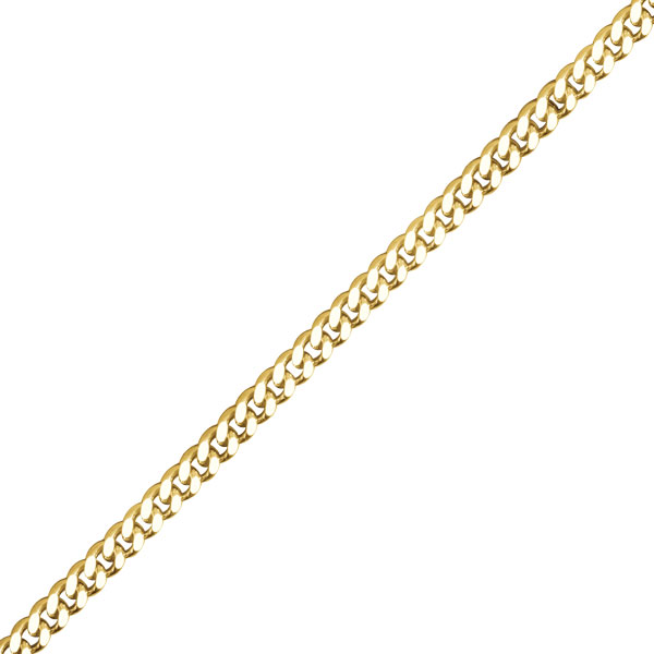 Panzerkette flach 13060 Gold